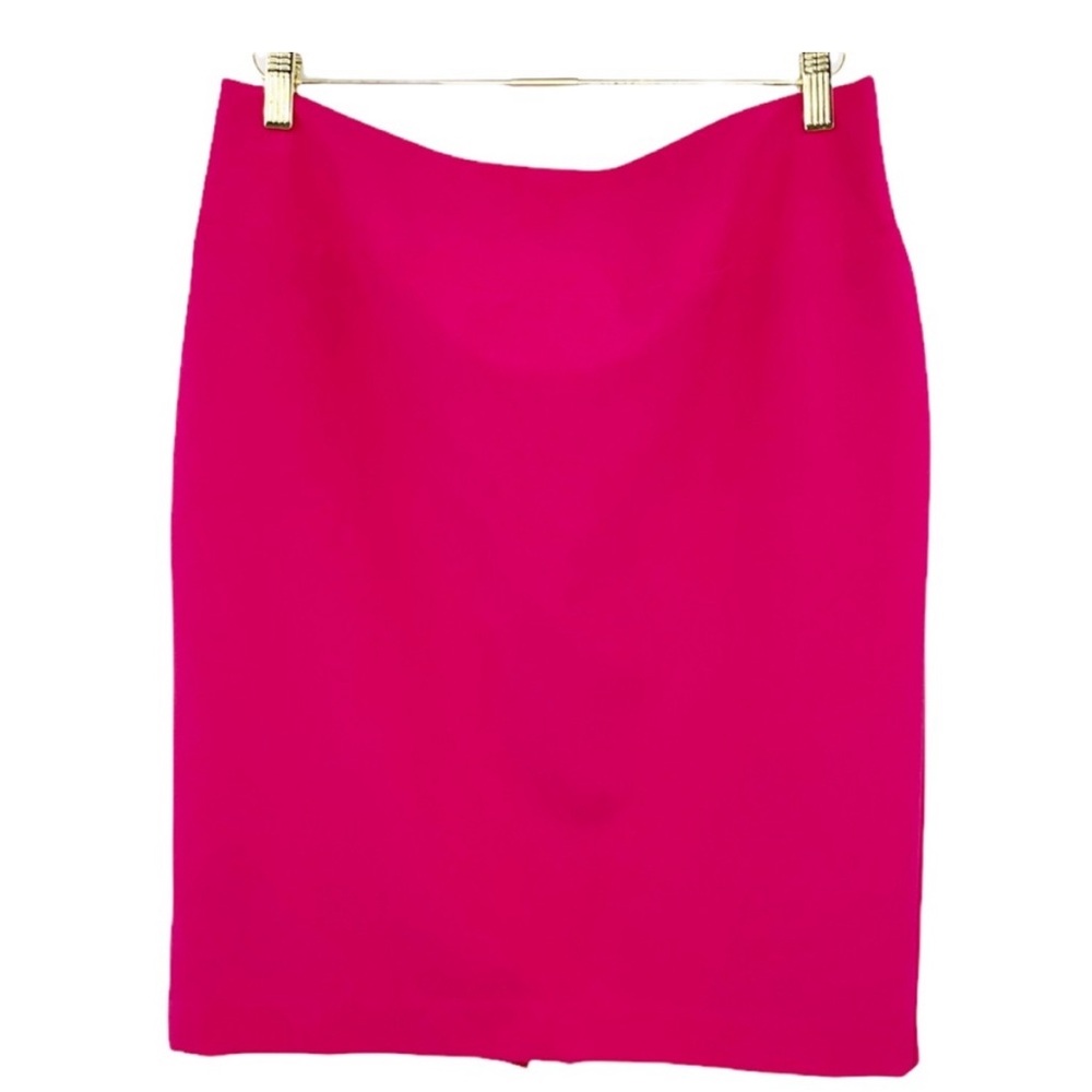 Ellen Tracy Bright Pink Pencil Skirt